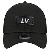 Men's New Era  Black Las Vegas Raiders Scoreboard 39THIRTY Flex Hat