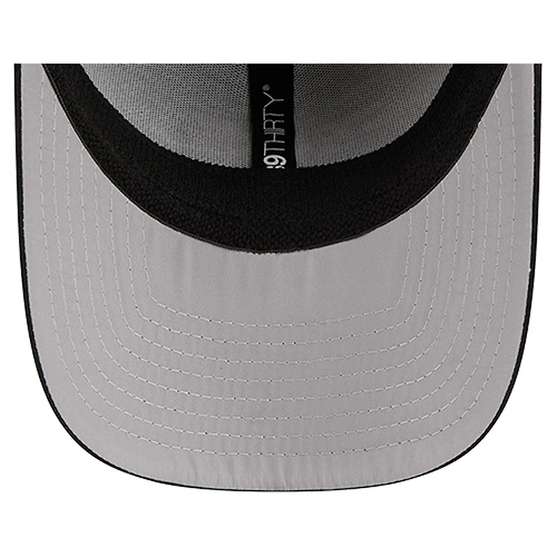 Men's New Era  Black Las Vegas Raiders Scoreboard 39THIRTY Flex Hat