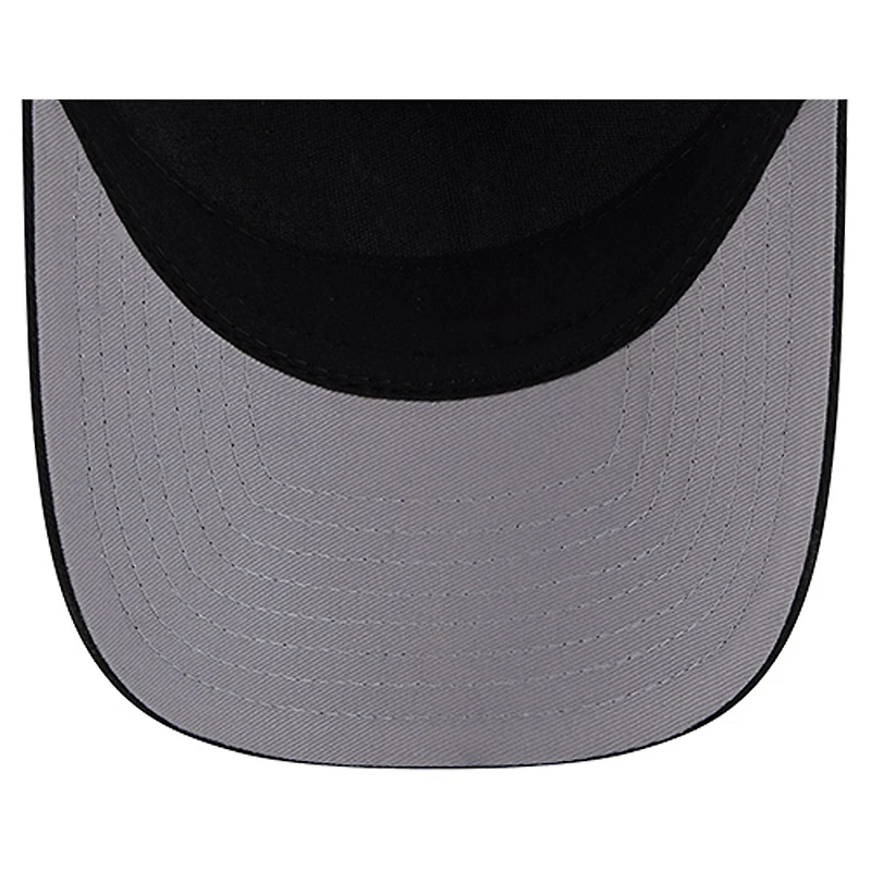 Men's New Era Black Las Vegas Raiders Side Lines 9FORTY Adjustable Hat
