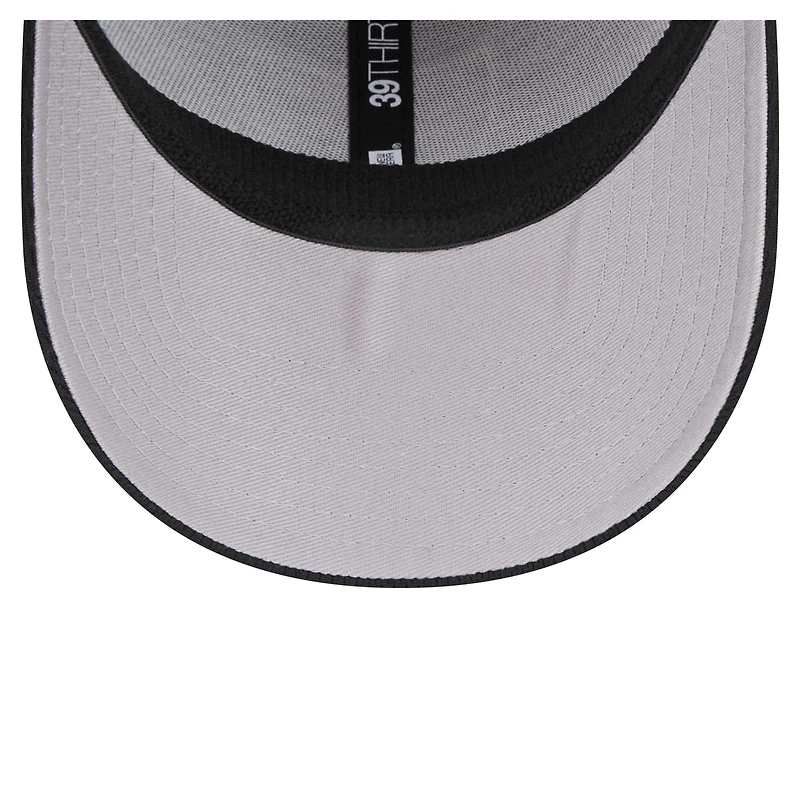 Men's New Era Black Las Vegas Raiders Sport Night Active 39THIRTY Flex Hat