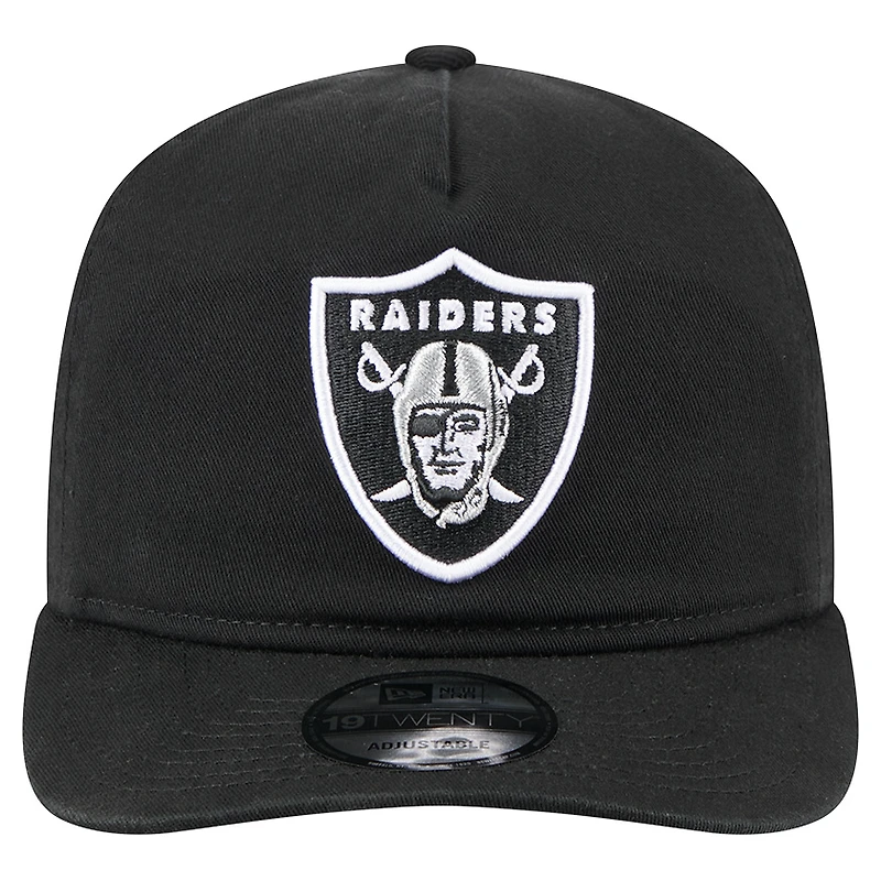 Men's New Era  Black Las Vegas Raiders Team 19TWENTY Adjustable Hat