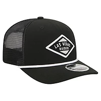 Casquette ajustable 9SEVENTY noire New Era pour homme des Las Vegas Raiders