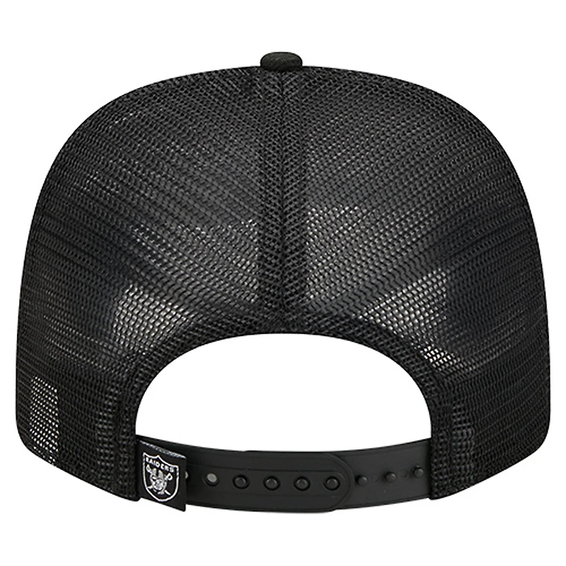 Men's New Era  Black Las Vegas Raiders Team 9SEVENTY Adjustable Hat
