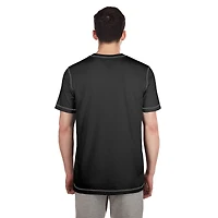 T-shirt New Era noir pour homme, imprimé en relief « Third Down » des Las Vegas Raiders