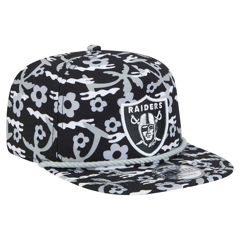 Casquette de golf à visière rabattable Wakey Wakey des Las Vegas Raiders de New Era pour homme