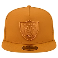 Casquette ajustée 59FIFTY marron New Era pour homme, coloris A-Frame, Las Vegas Raiders