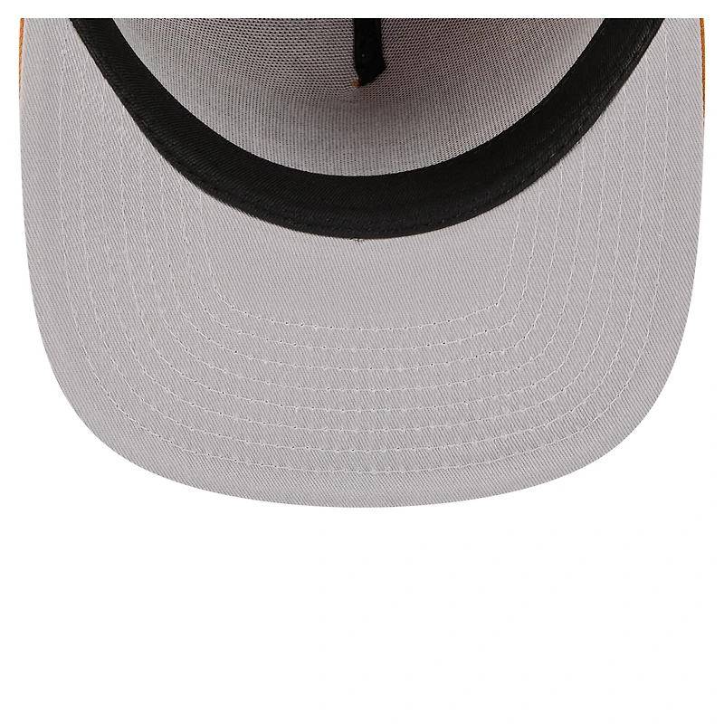 Men's New Era Brown Las Vegas Raiders Color Pack A-Frame 59FIFTY Fitted Hat