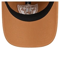 Men's New Era Brown Las Vegas Raiders  Stamp 9TWENTY Adjustable Hat