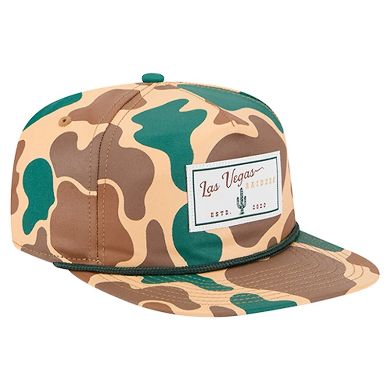 Men's New Era  Camo Las Vegas Raiders Duck Rope 19TWENTY Snapback Hat