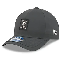 Men's New Era Charcoal Las Vegas Raiders 2025 Sideline Cold Weather 9FORTY M-Crown Adjustable Hat