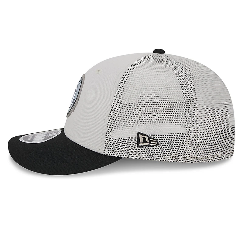 Men's New Era  Cream/Black Las Vegas Raiders 2023 Sideline Historic Low Profile 9FIFTY Snapback Hat