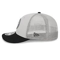 Men's New Era  Cream/Black Las Vegas Raiders 2023 Sideline Historic Low Profile 9FIFTY Snapback Hat