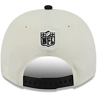 Casquette snapback New Era 9FIFTY A-Frame crème/noir pour homme, Las Vegas Raiders, draft NFL 2025