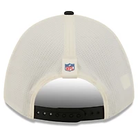Casquette ajustable New Era crème/noire Las Vegas Raiders 2026 NFL Training Camp 9FORTY pour homme