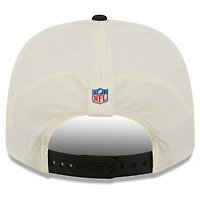 Men's New Era  Cream/Black Las Vegas Raiders 2026 NFL Training Camp 9SEVENTY Adjustable Hat