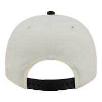 Men's New Era  Cream/Black Las Vegas Raiders A-Frame 9FIFTY Snapback Hat