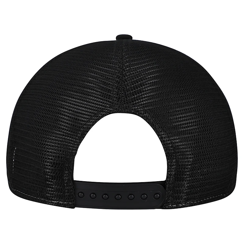 Men's New Era Cream/Black Las Vegas Raiders  Cutout A-Frame 9FIFTY Snapback Hat