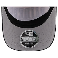 Men's New Era  Cream/Black Las Vegas Raiders  Two-Tone Sided Corduroy 9FORTY A-Frame Adjustable Hat