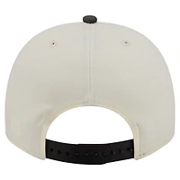 Men's New Era  Cream/Black Las Vegas Raiders Washed A-Frame 9FIFTY Snapback Hat