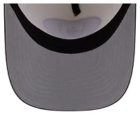 Men's New Era  Cream/Black Las Vegas Raiders Washed A-Frame 9FIFTY Snapback Hat