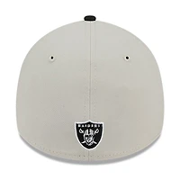 Men's New Era  Cream Las Vegas Raiders 2023 NFL Draft 39THIRTY Flex Hat