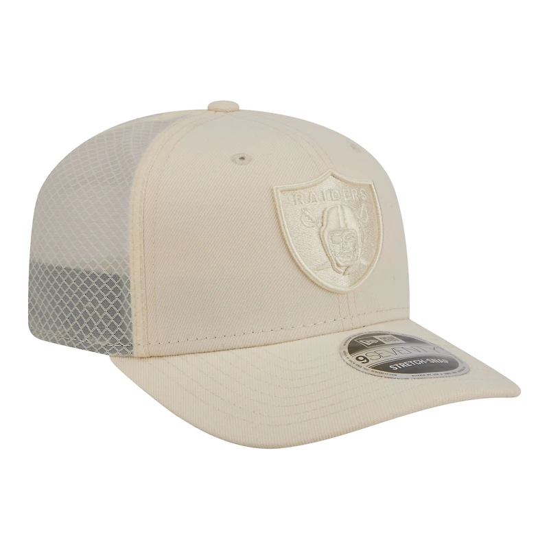 Men's New Era  Cream Las Vegas Raiders Color Pack 9SEVENTY Adjustable Hat