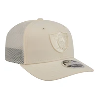 Men's New Era  Cream Las Vegas Raiders Color Pack 9SEVENTY Adjustable Hat