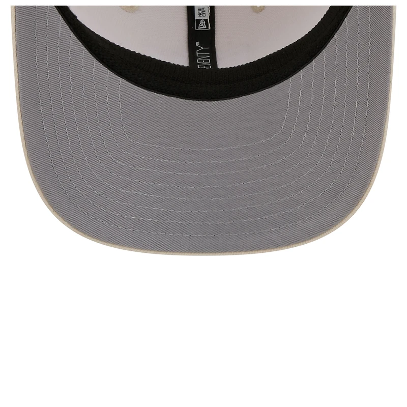 Men's New Era Cream Las Vegas Raiders Color Pack 9SEVENTY Adjustable Hat