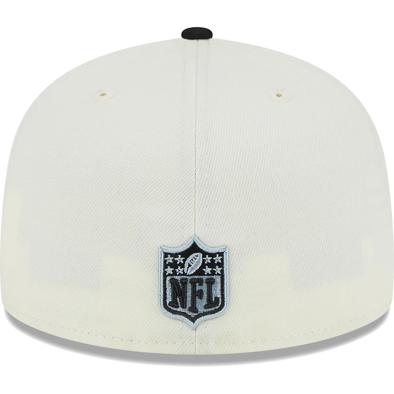 Casquette ajustée 59FIFTY Retro Las Vegas Raiders crème New Era pour homme