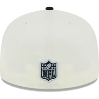 Casquette ajustée 59FIFTY Retro Las Vegas Raiders crème New Era pour homme