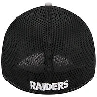 Casquette flexible 39THIRTY Pipe des Las Vegas Raiders New Era pour hommes, gris/noir