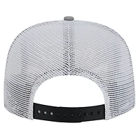 Casquette de golf à visière arrière grise/noire New Era pour homme Las Vegas Raiders