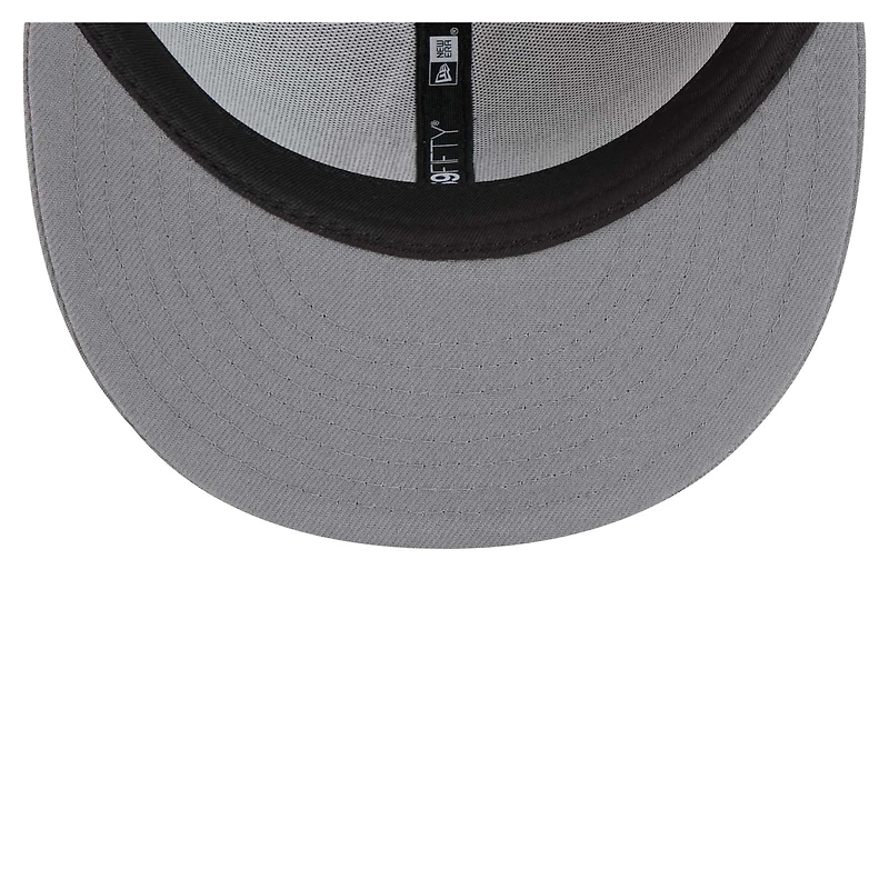 Men's New Era Gray/Graphite Las Vegas Raiders Iron Cloud 59FIFTY Fitted Hat