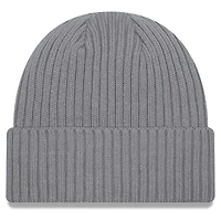 Bonnet en tricot à revers New Era pour hommes, gris Las Vegas Raiders Color Pack