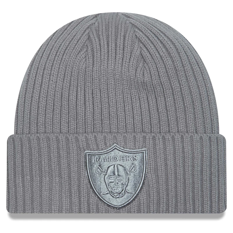 Bonnet à revers New Era gris Las Vegas Raiders pour homme