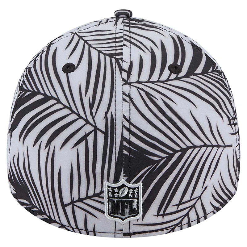 Casquette 39THIRTY Flex Palms des Las Vegas Raiders de New Era pour homme, grise