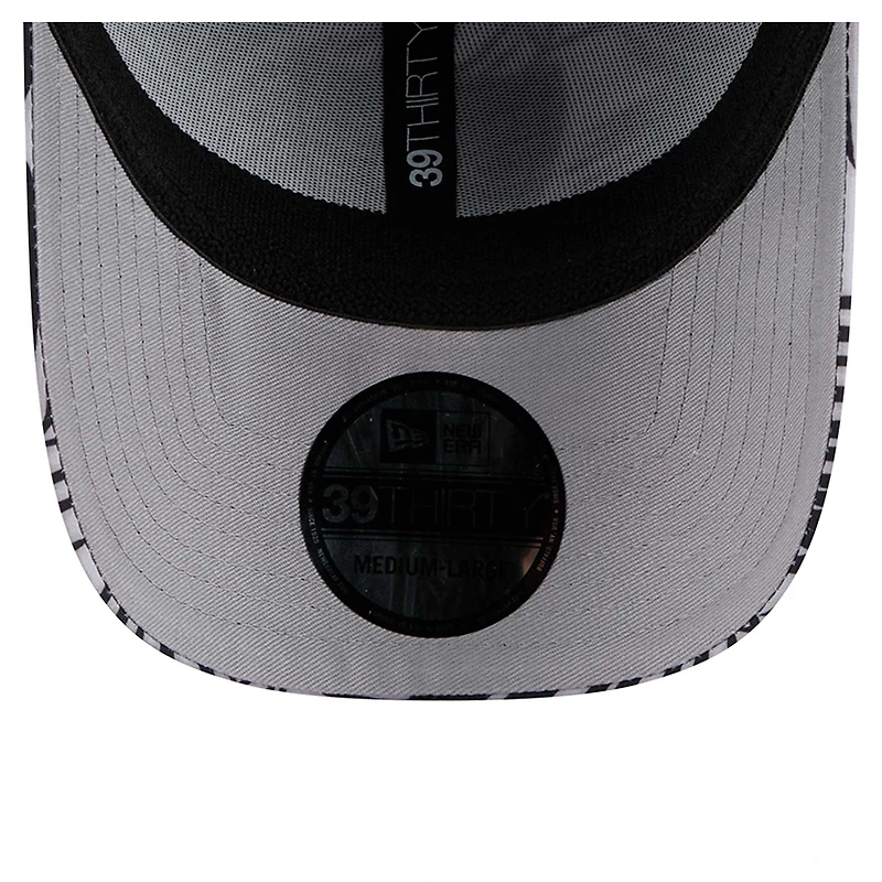 Casquette 39THIRTY Flex Palms des Las Vegas Raiders de New Era pour homme, grise