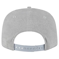 Men's New Era Gray Las Vegas Raiders Throwback Corded Golfer Snapback Hat