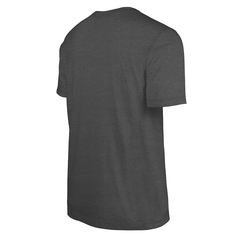 T-shirt New Era pour homme, noir chiné, Las Vegas Raiders 2024 NFL Training Camp