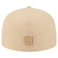 Casquette ajustée 59FIFTY beige clair New Era pour homme, coloris A-Frame, Las Vegas Raiders