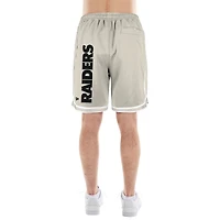 Short beige clair à patchs multiples Stone des Las Vegas Raiders de New Era pour homme