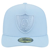 Casquette ajustée A-Frame 59FIFTY pour homme New Era bleu clair Las Vegas Raiders Color Pack