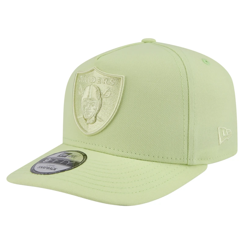 Casquette Snapback 9FIFTY Las Vegas Raiders vert clair pour homme de New Era