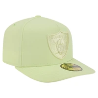 Casquette ajustée A-Frame 59FIFTY pour homme New Era, coloris vert clair, Las Vegas Raiders