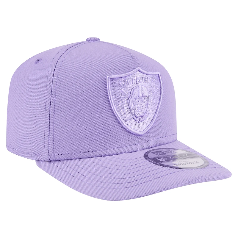 Casquette Snapback 9FIFTY Las Vegas Raiders pour homme New Era violet clair