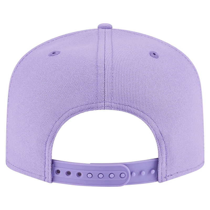 Casquette Snapback 9FIFTY Las Vegas Raiders pour homme New Era violet clair