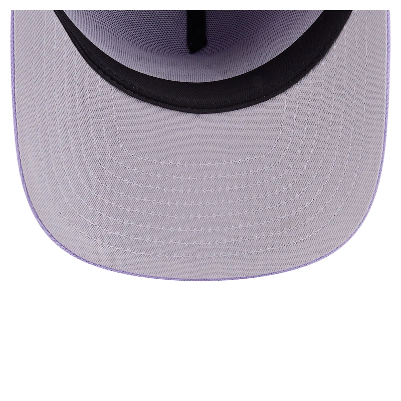 Casquette ajustée A-Frame 59FIFTY pour homme New Era avec coloris violet clair Las Vegas Raiders