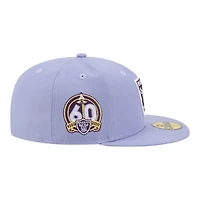 Men's New Era Light Purple Las Vegas Raiders Lavender Bloom 59FIFTY Fitted Hat