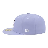 Men's New Era Light Purple Las Vegas Raiders Lavender Bloom 59FIFTY Fitted Hat