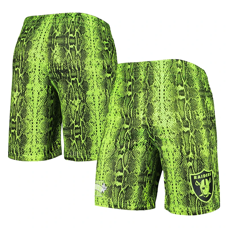 Short Summer Pop Las Vegas Raiders New Era vert fluo
